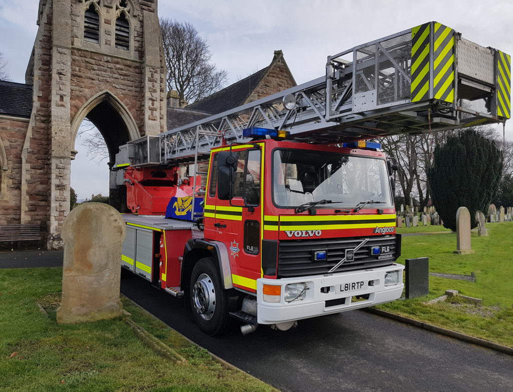 Fire engine hearse